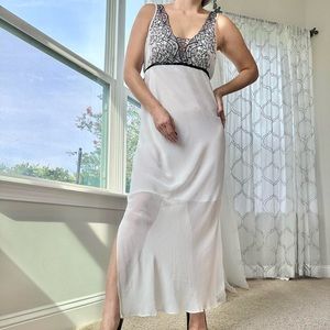 Sheer maxi dress